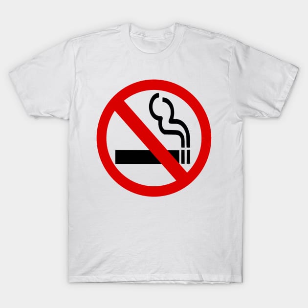 No Smoking T-Shirt by AaronShirleyArtist